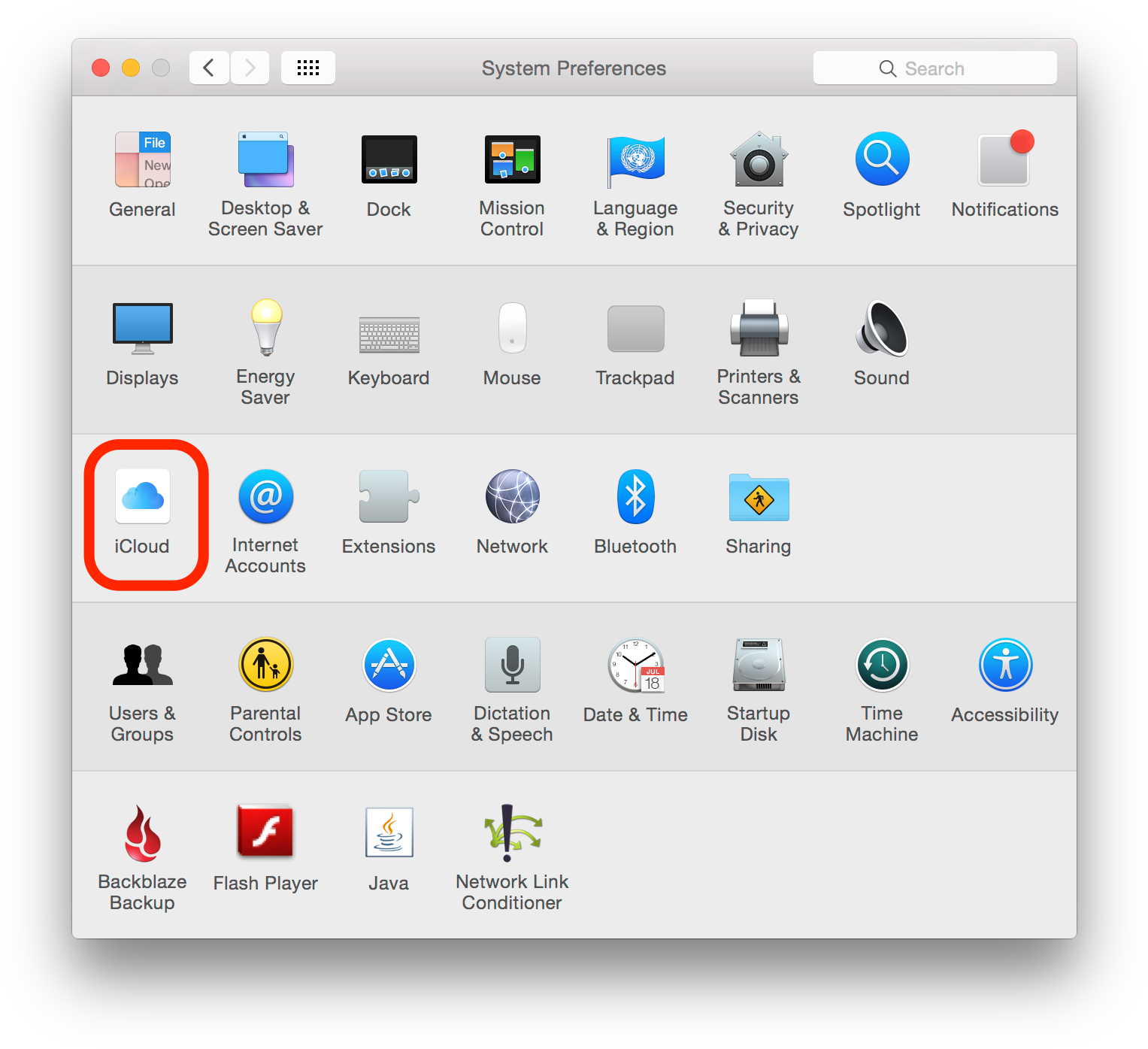 Mac Book System Preferences Window PNG Image