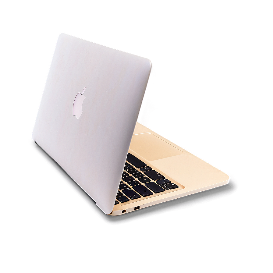 Macbook With Notes Png 4 PNG Image