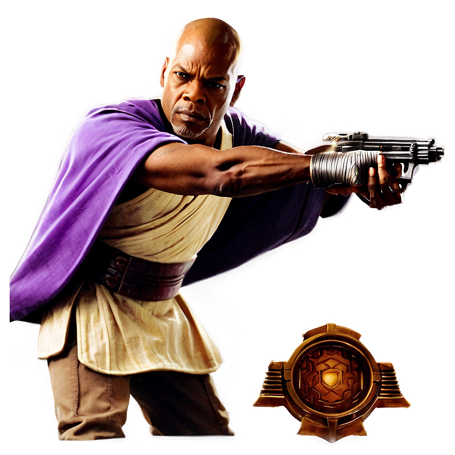 Mace Windu Character Art Png 06242024 PNG Image