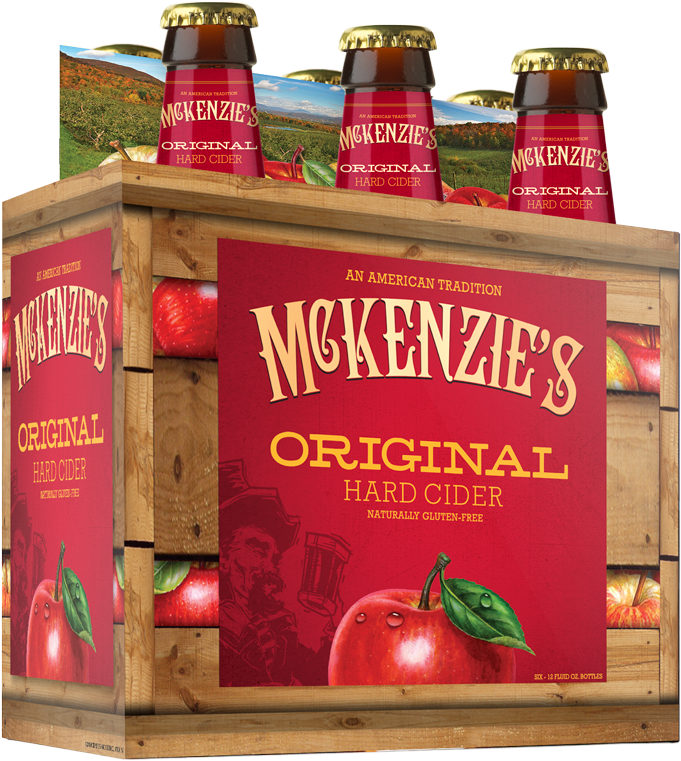 Mackenzies Original Hard Cider Packaging PNG Image