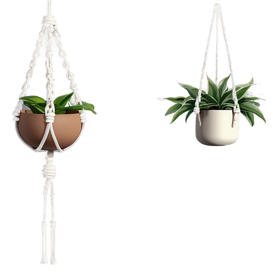 Macrame Hanging Plant Png 69 PNG Image