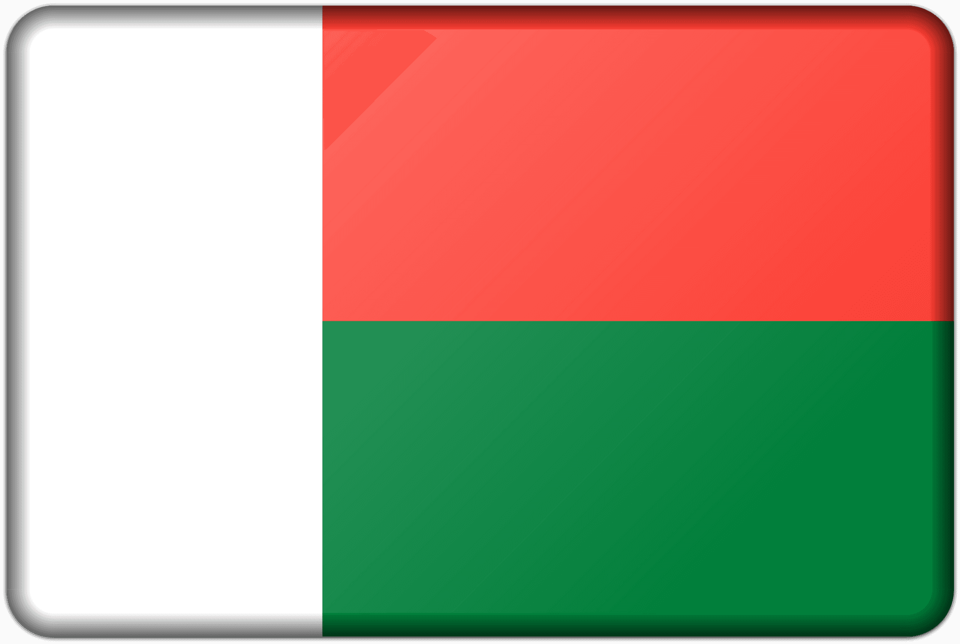 Madagascar National Flag PNG Image