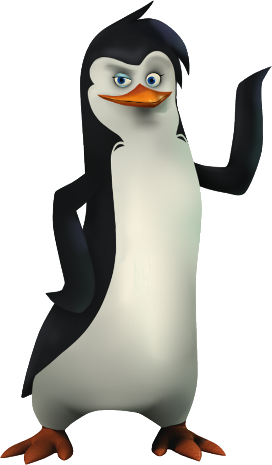 Madagascar Penguin Character PNG Image