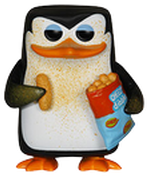 Madagascar Penguin With Cheese Dibbles PNG Image