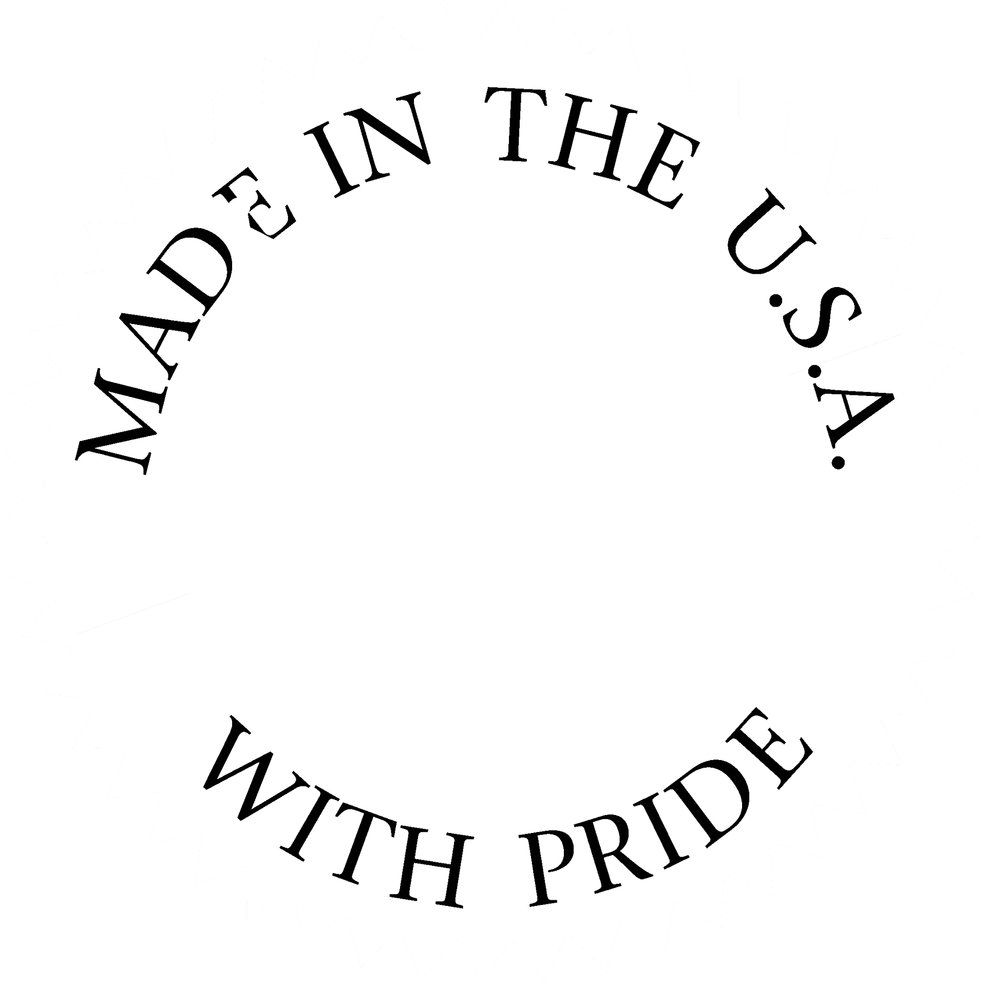 Madein U S A With Pride Seal PNG Image