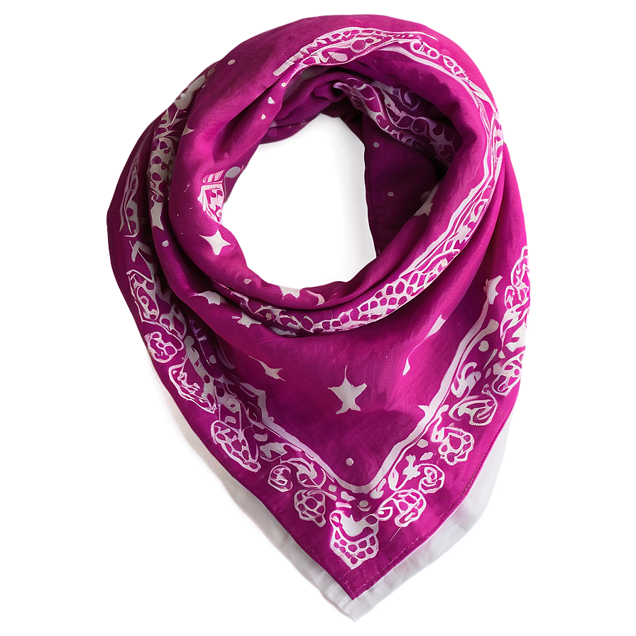 Magenta Bandana Scarf Png Fli80 PNG Image