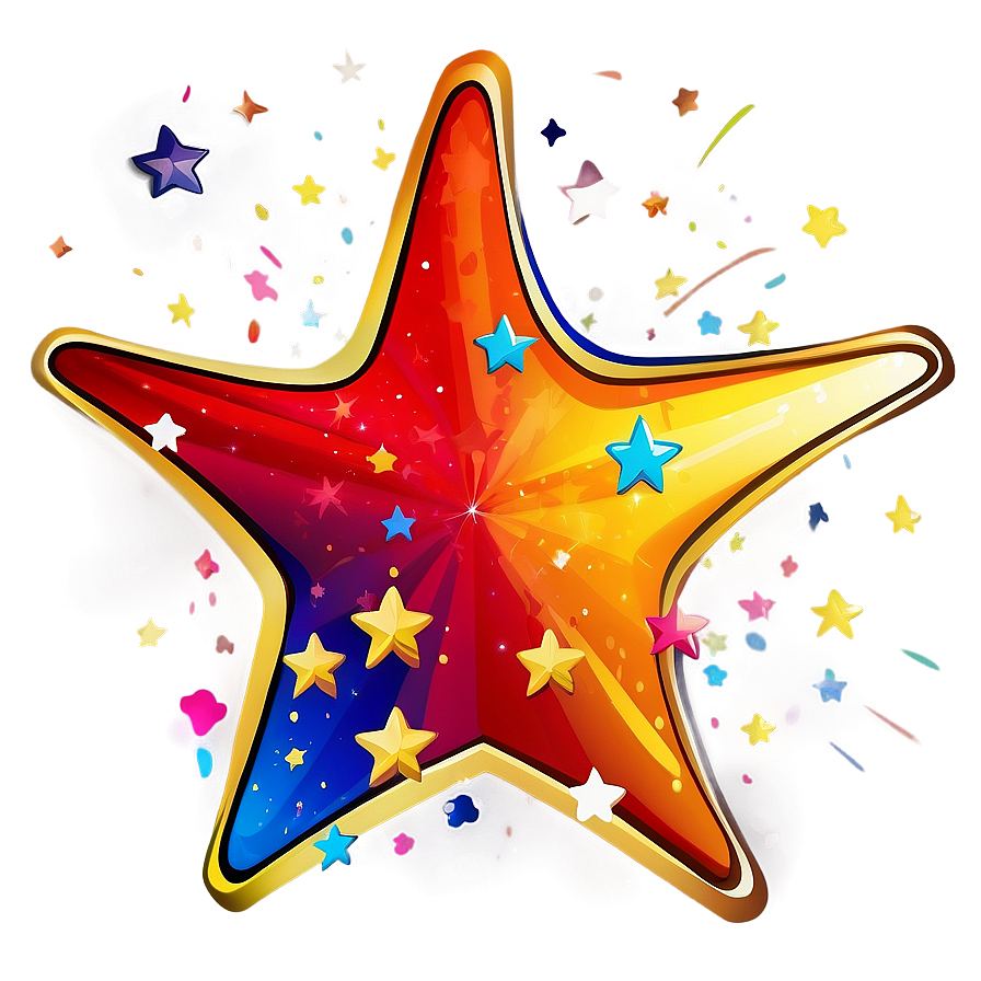 Magic Cartoon Star Png Pxl PNG Image