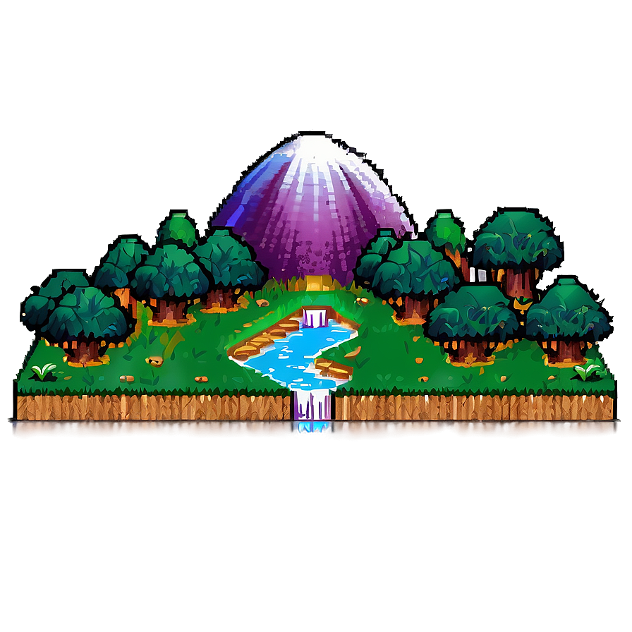 Magical 16 Bit Game Worlds Png 06252024 PNG Image