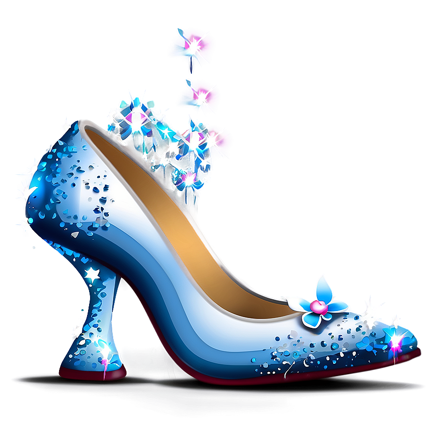 Magical Cinderella Shoe Png Bvd86 PNG Image