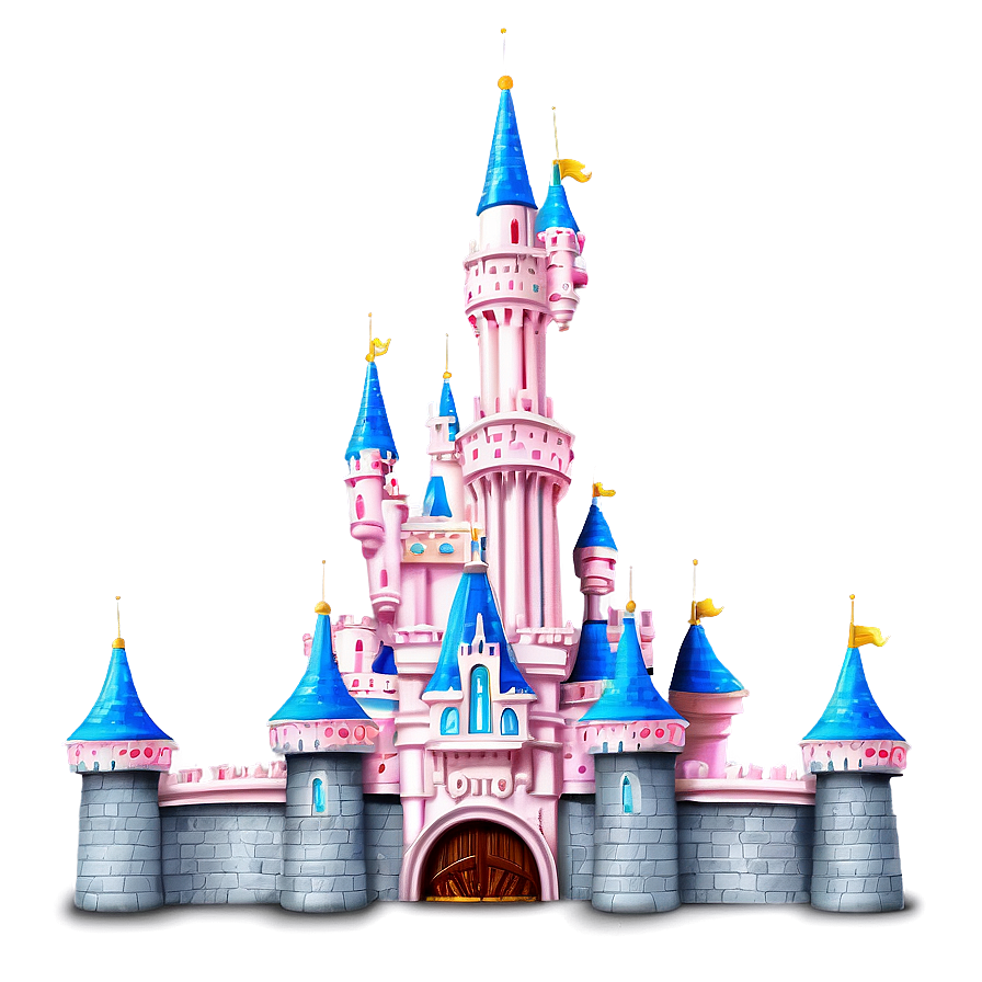 Magical Disney Castle Png Obw PNG Image