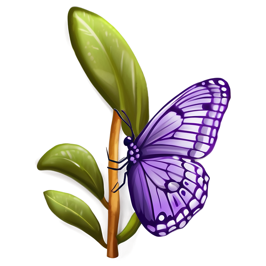 Magical Purple Butterfly Png 33 PNG Image