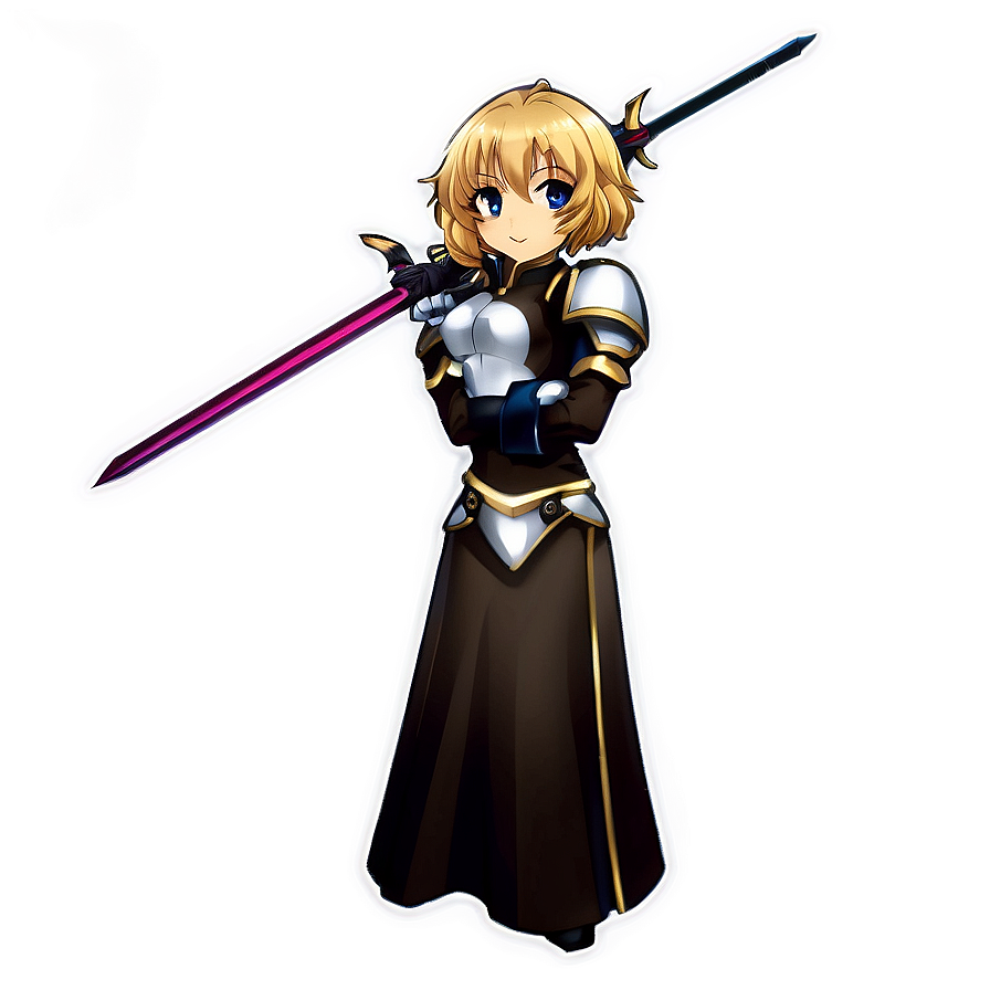 Magical Saber Heroine Png Kwr PNG Image