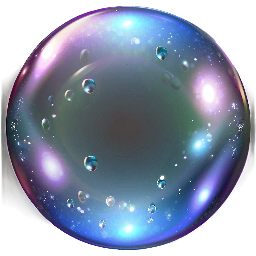 Magical Soap Bubble Glowing Png Moy7 PNG Image