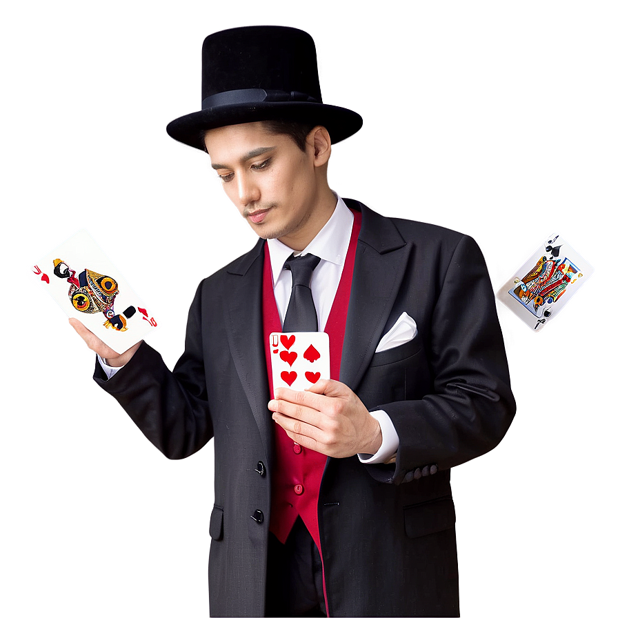 Magician Cards Trick Png 85 PNG Image