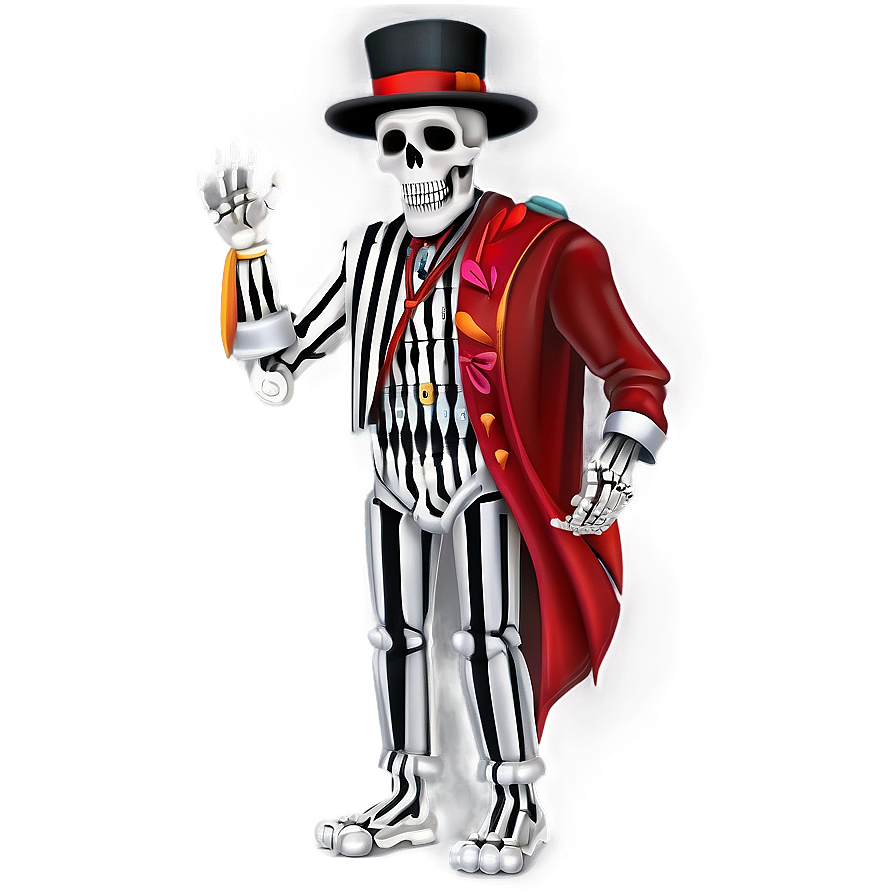 Magician Skeleton Cartoon Png 06262024 PNG Image