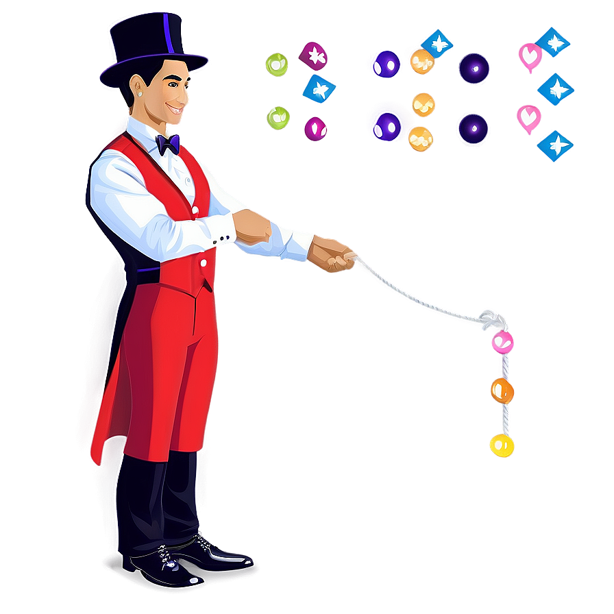 Magician With Magic Rope Png Ijv25 PNG Image