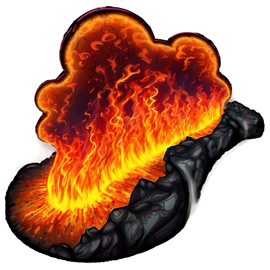 Magma Heat Wave Png 06292024 PNG Image