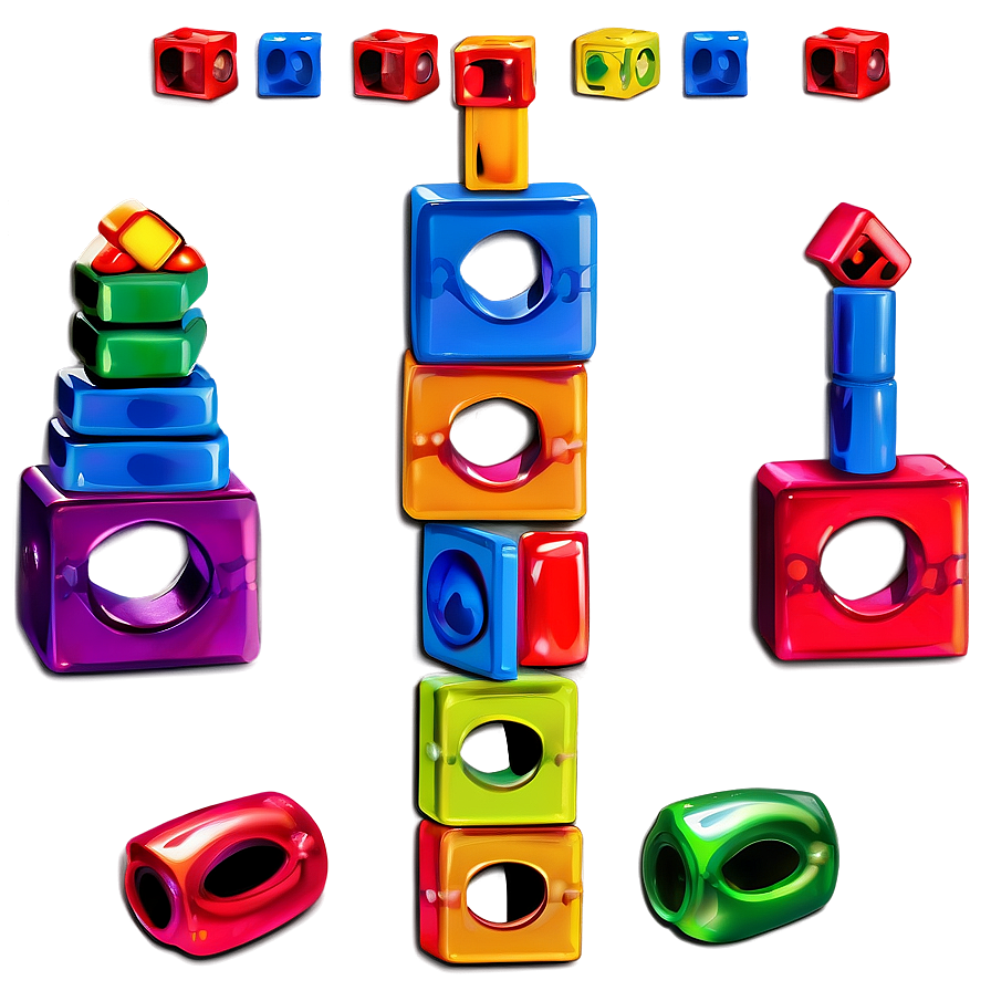 Magnetic Building Blocks Png Nqt PNG Image