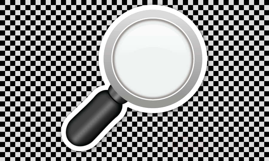 Magnifying Glass Transparent Background PNG Image