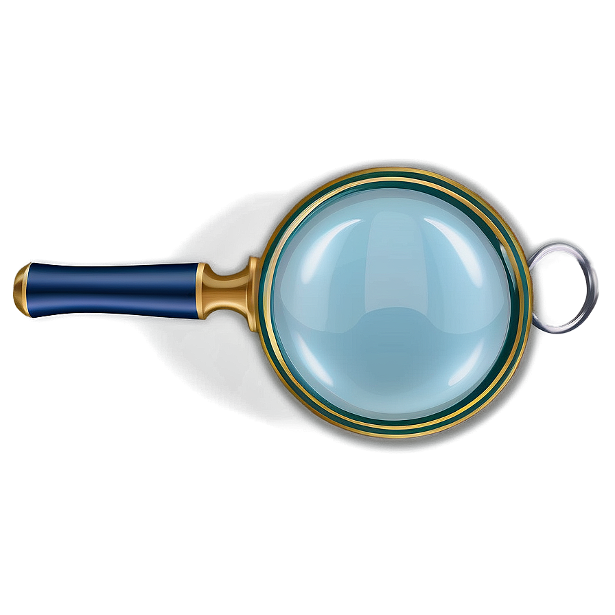 Magnifying Glass With Clues Png Uap PNG Image