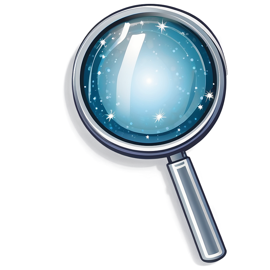 Magnifying Glass With Sparkle Png 98 PNG Image