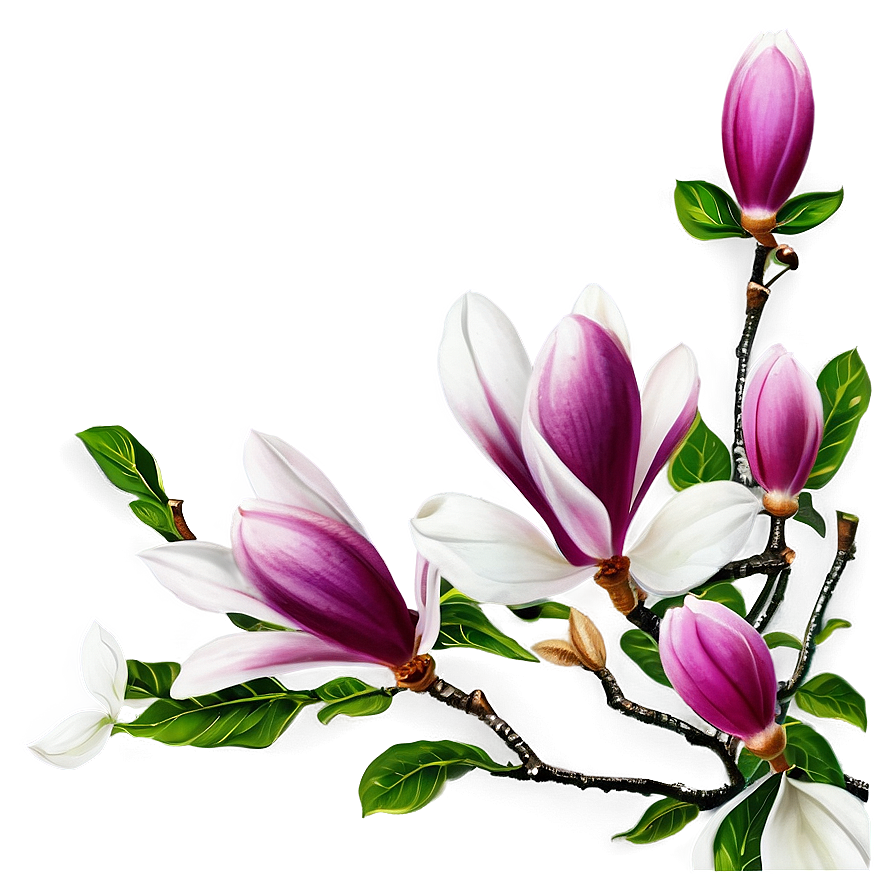 Magnolia Flower Background Png 99 PNG Image