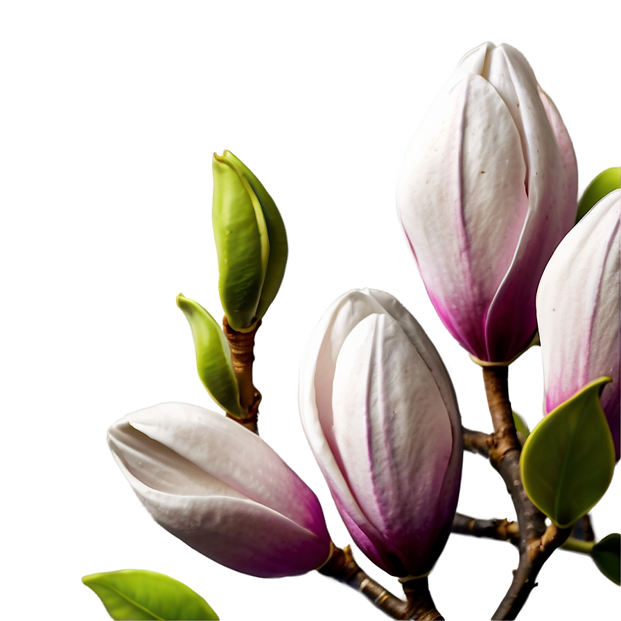 Magnolia Flower Illustration Png 86 PNG Image