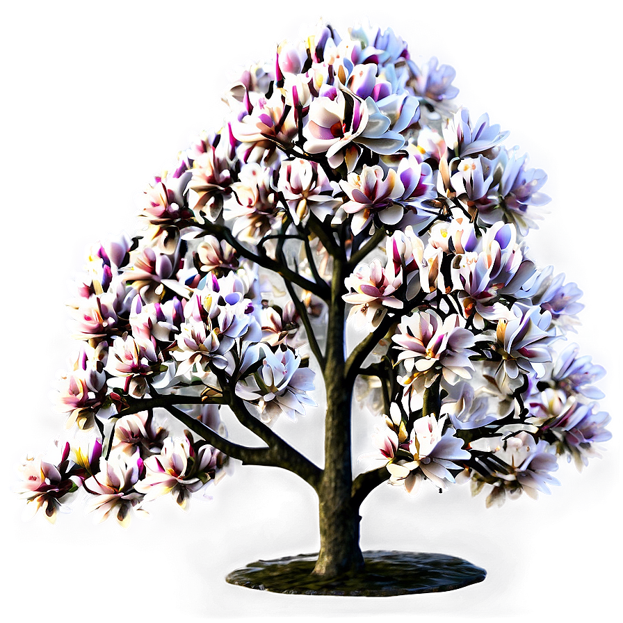 Magnolia Tree In Autumn Png Nyx71 PNG Image