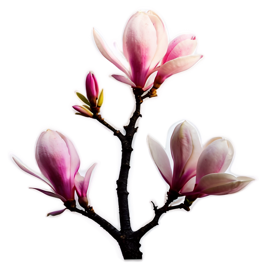 Magnolia Tree Sunset Silhouette Png Xgk48 PNG Image