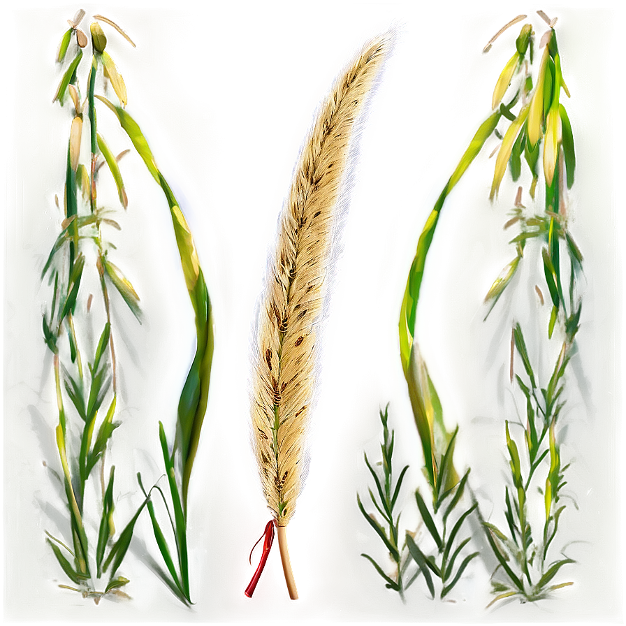 Maiden Grass Design Png Ocg86 PNG Image