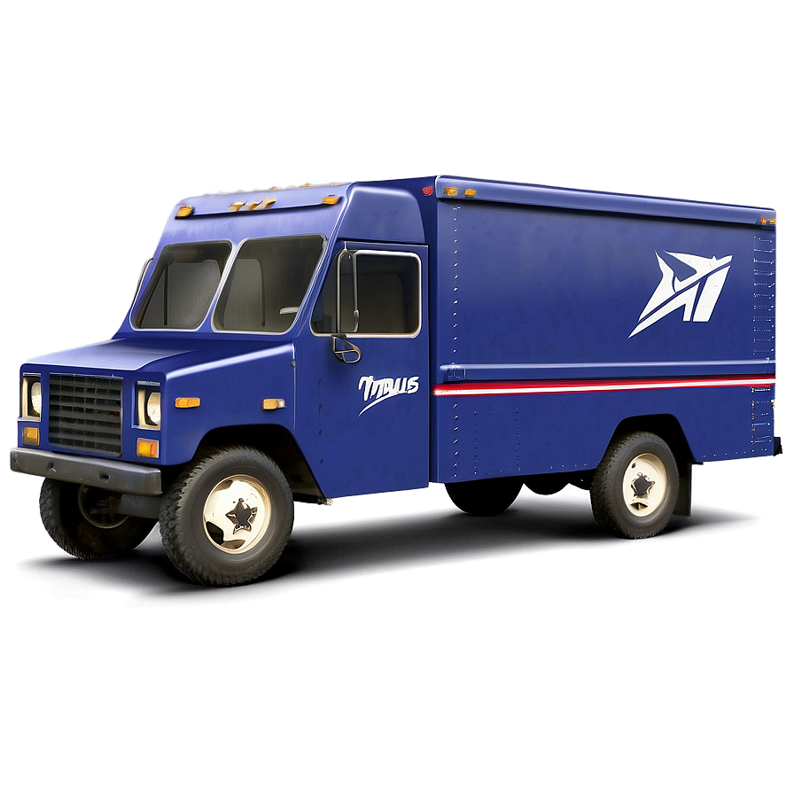 Mail Truck B PNG Image