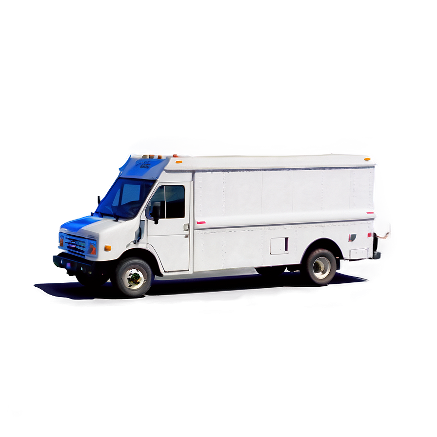 Mail Truck With Driver Png Ndo PNG Image