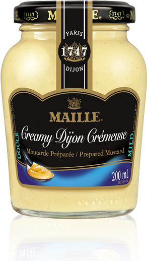 Maille Creamy Dijon Mustard Jar200ml PNG Image