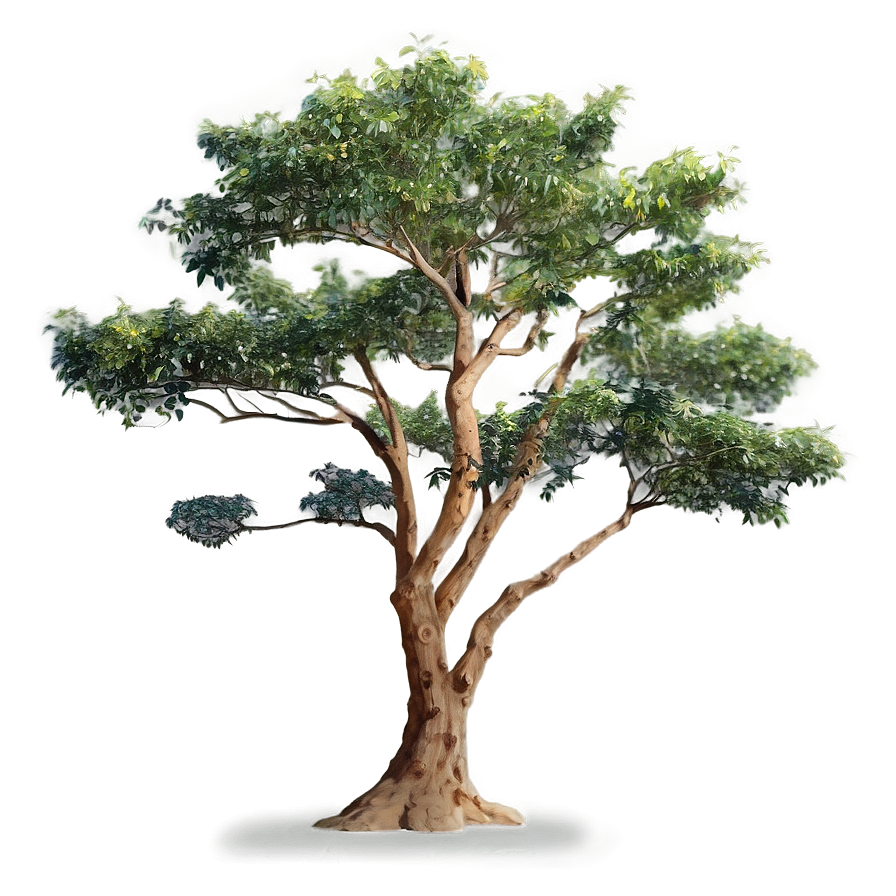 Majestic Acacia Tree Landscape Png Ogv77 PNG Image