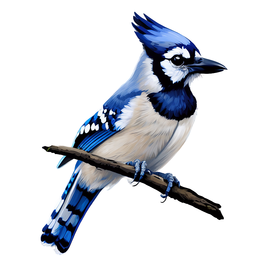 Majestic Blue Jay Portrait Png 84 PNG Image