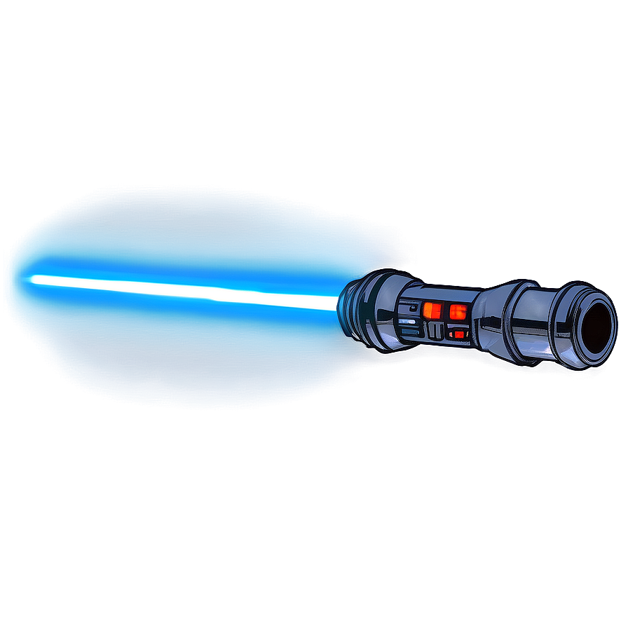 Majestic Blue Lightsaber Png Tmt PNG Image