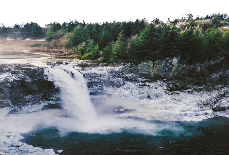 Majestic_ Forest_ Waterfall PNG Image