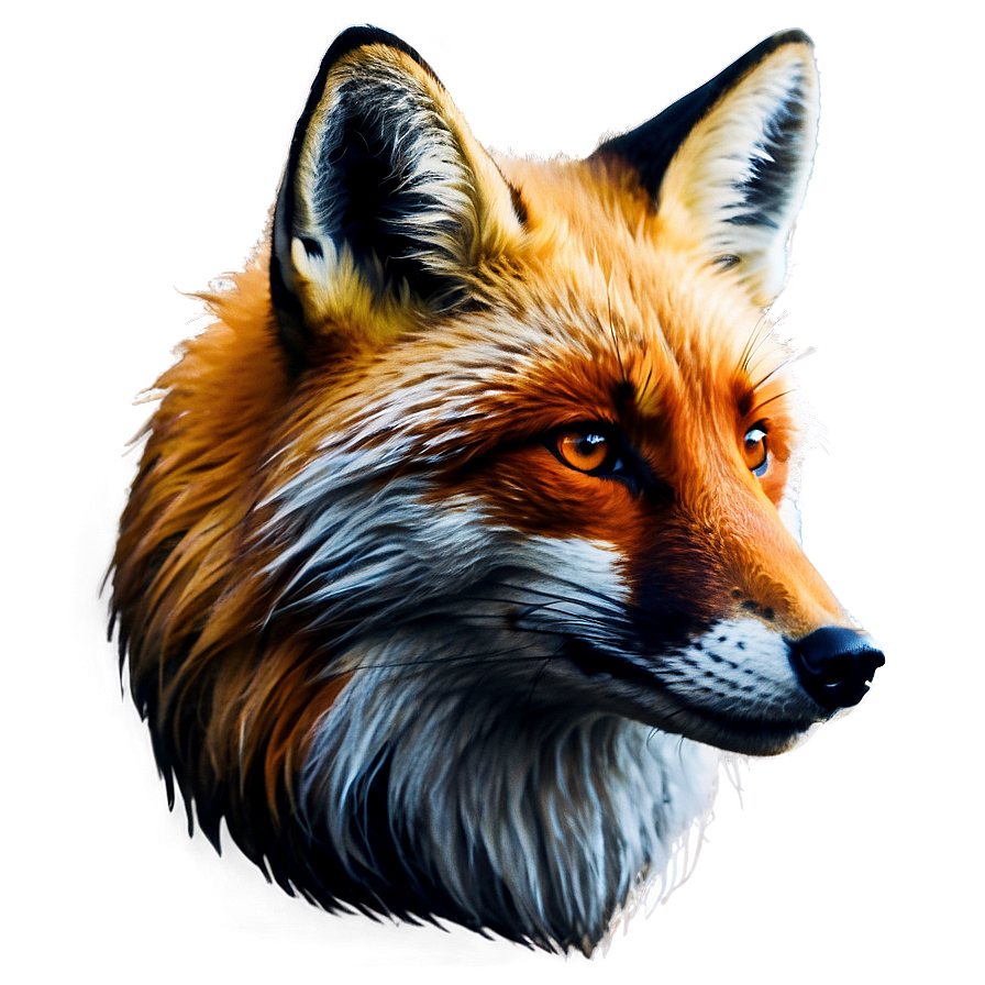 Majestic Fox Portrait Png 05062024 PNG Image