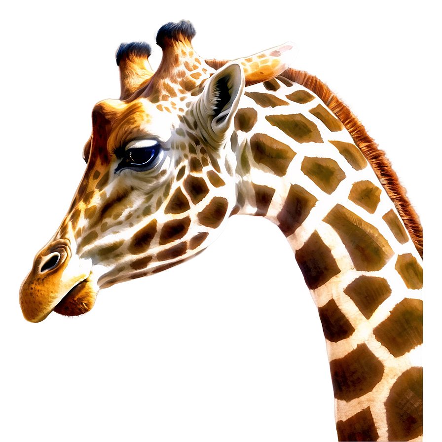 Majestic Giraffe Head Png 05062024 PNG Image