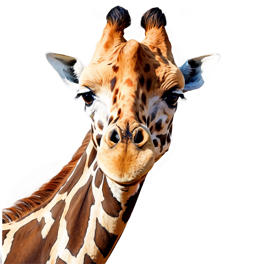 Majestic Giraffe Head Png Sxv PNG Image