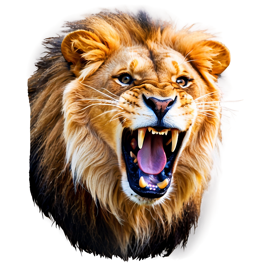 Majestic Lion Roaring Png 05032024 PNG Image