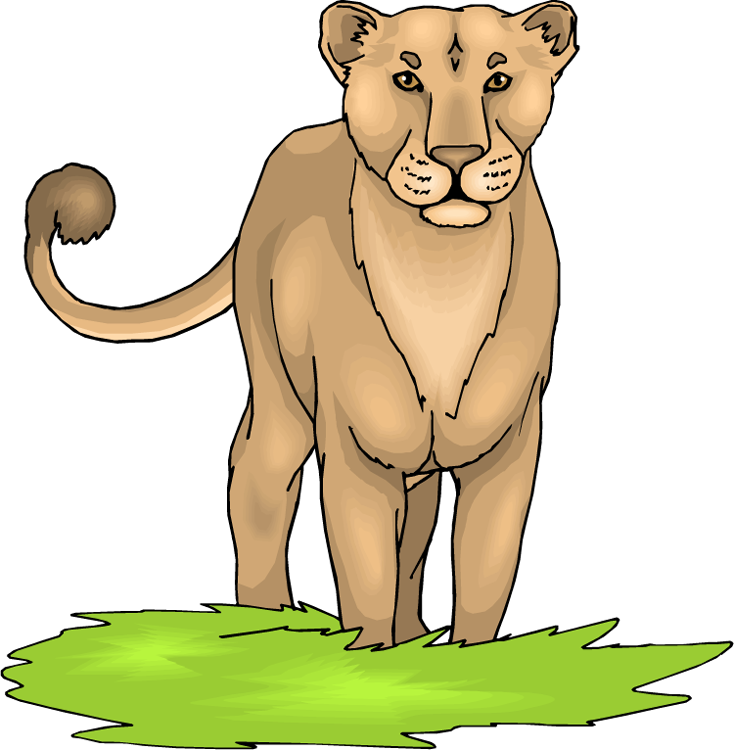 Majestic_ Lioness_ Illustration.png PNG Image