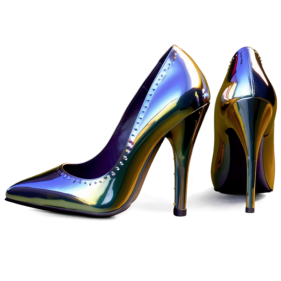 Majestic Metallic Heels Png 62 PNG Image