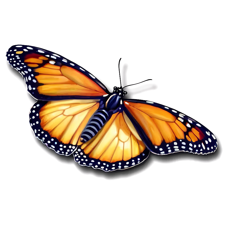 Majestic Monarch Butterfly Png 05252024 PNG Image