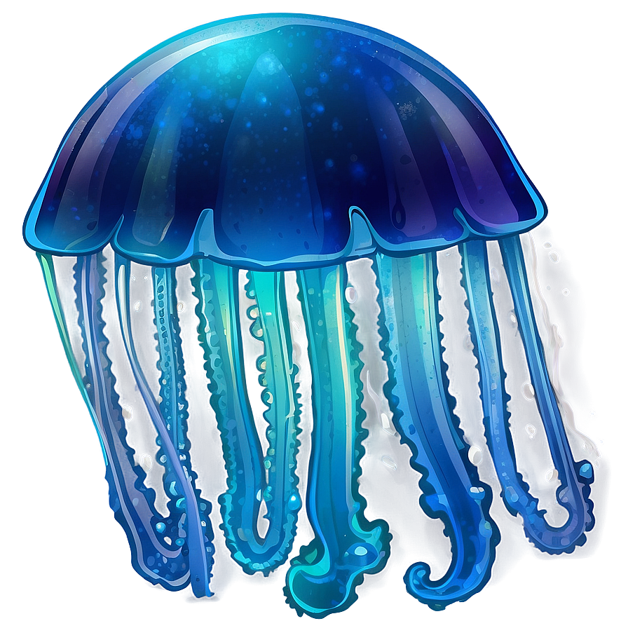 Majestic Moon Jelly Illustration Png Pmx PNG Image