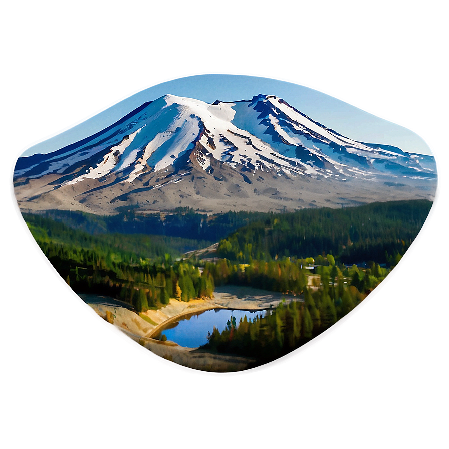 Majestic Mount St. Helens Png Ubp33 PNG Image