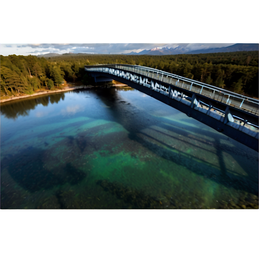 Majestic Mountain Bridge Png Mdy49 PNG Image