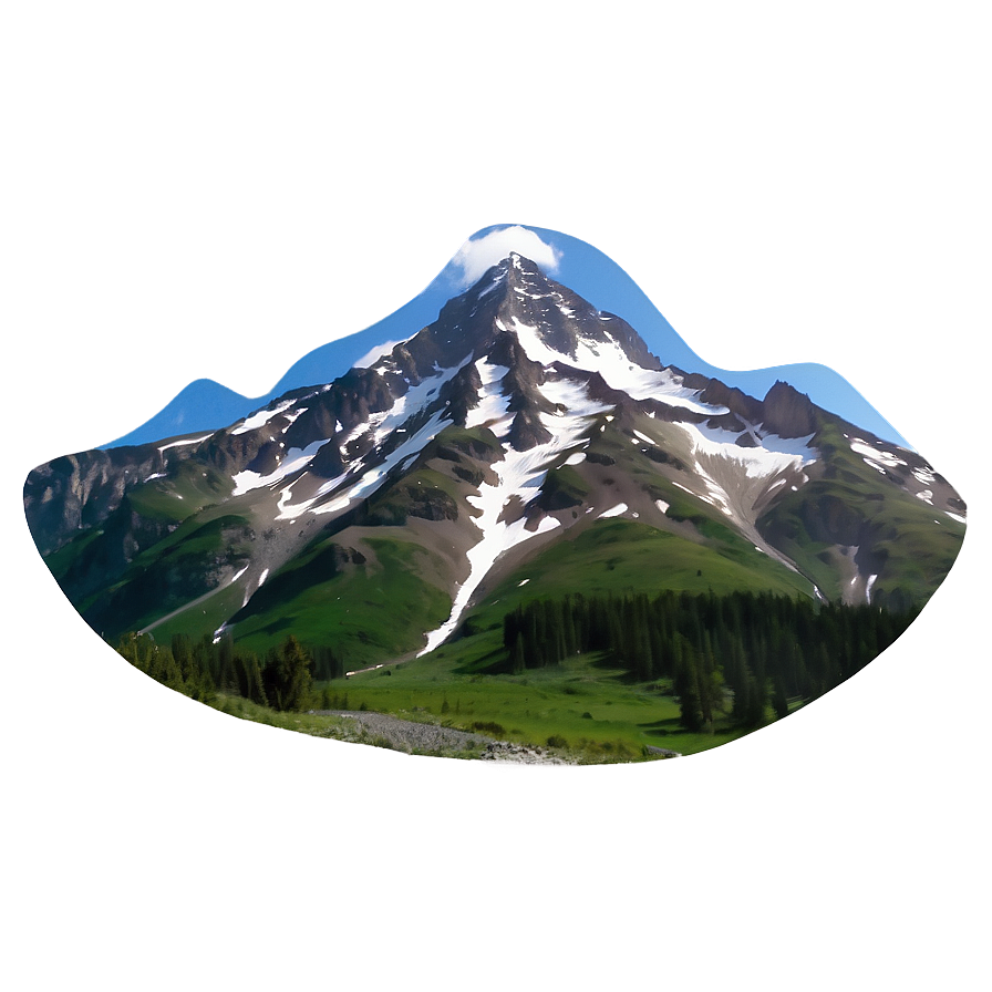 Majestic Mountain View Picture Png Eog PNG Image