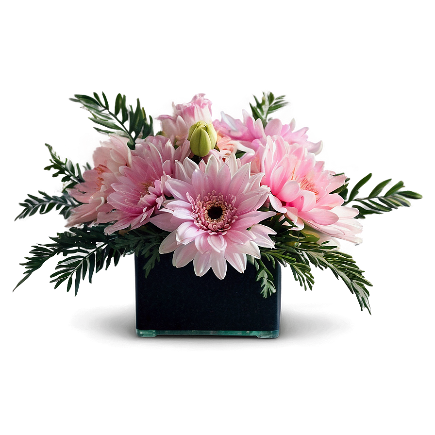 Majestic Pink Flower Arrangement Png Due PNG Image