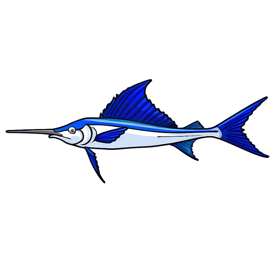 Majestic Sailfish Sketch Png 06262024 PNG Image